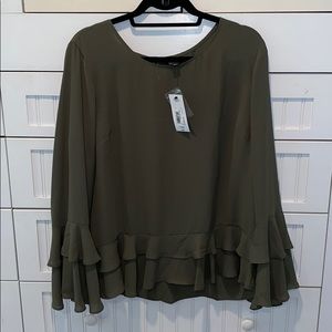 Olive Green Blouse
